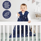 3 Pack Baby Sleep Sack 0-6 Months 100% Rayon Cotton Baby Sleeping Bag 2-Way - Image 2