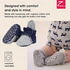 Zutano Organic Baby Booties Newborn Infant, Lost Baby Socks Solution, 18-24 - Image 2