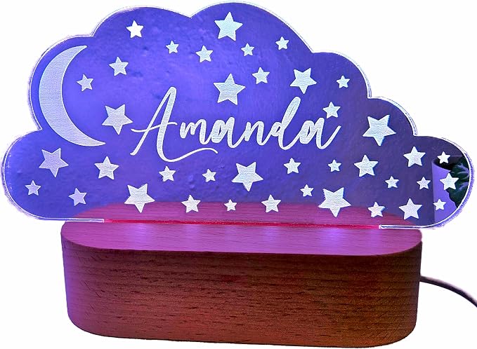 Personalized Night Light | Custom Nightlight by Handmade