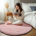ONASAR Light Pink Round Area Rugs 3ft - Image 8