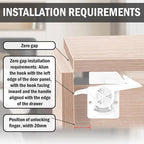 6 Pack Child Safety Drawer Locks - Image 2