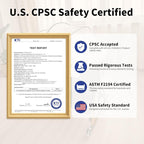 Baby Bassinet Bedside Sleeper CPSC Certified 3-in-1 Portable Crib - Image 2
