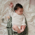 mushie Muslin Baby Swaddle Blanket | 100% Organic Cotton - Image 4