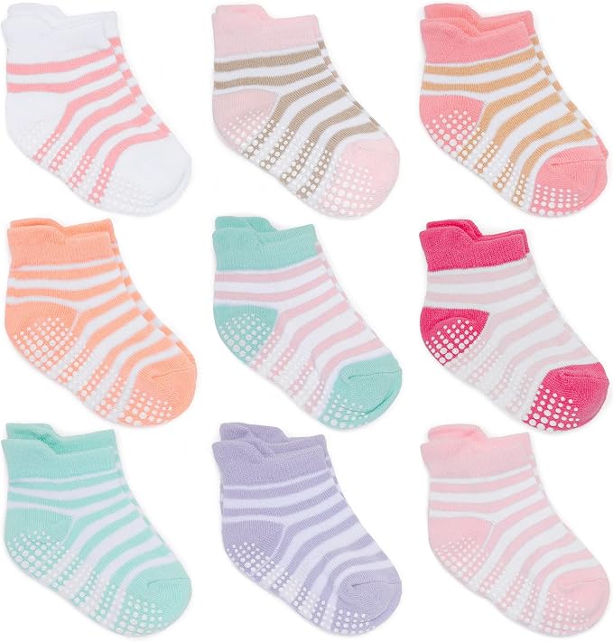 Zaples Baby Non Slip Grip Ankle Socks by ZAPLES
