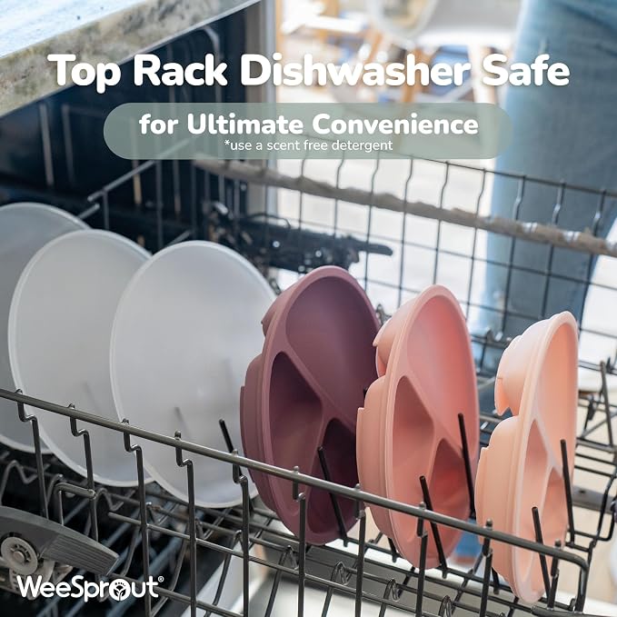 WeeSprout Silicone Plates with Lids - Image 6