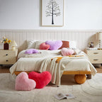 EastTree Heart Pillows, Carmine Heart Shaped Pillows, Love Throw Pillows Gifts - Image 5