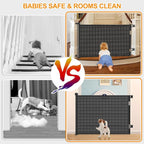 55 Inch Retractable Baby Gates Extra Wide, 41 Inch Reinforced Extra Tall Gate - Image 4