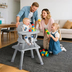 Baby High Chair, 8 in 1 Convertible Highchairs - Image 6
