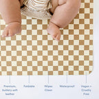Ava + Oliver Vegan Leather Baby Changing Mat - Image 4