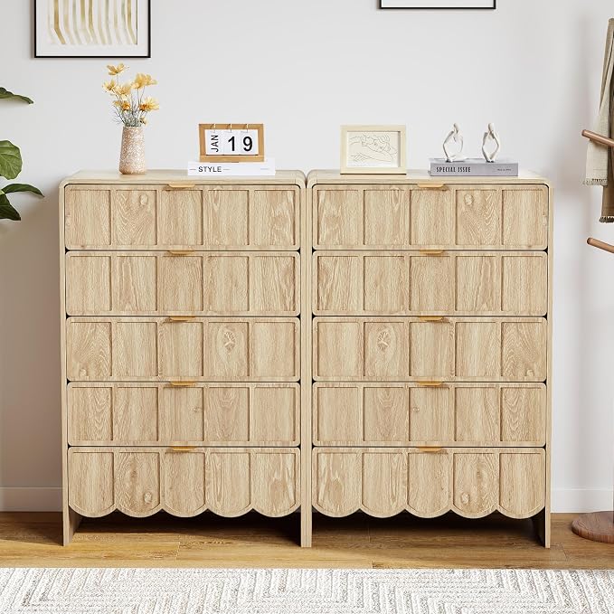 5 Drawer Dresser for Bedroom, Modern Closet Chest of Drawers - Image 3