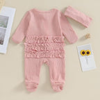 CIYCUIT Baby Girls Cactus Footies Newborn Zip Up Onesie Romper - Image 6