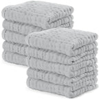 Comfy Cubs Muslin Baby Washcloths 10 Pack by ComfyCubs