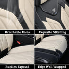 Coverado Seat Covers, Car Seat Covers Full Set, Leather Seat Covers - Image 8