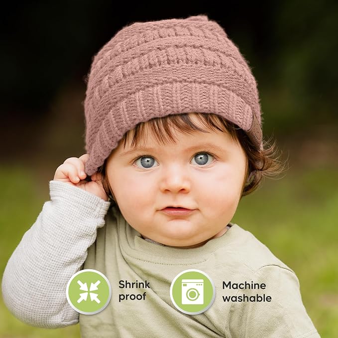 KeaBabies 3-Pack Baby Beanies for Boys, Girls - Image 6