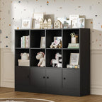 Black Bookshelf, Wood Bookcase by DIYART