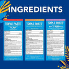 Triple Paste Gift Bundle: Diaper Rash Cream Ointment, 3X Max Strength, 2oz Trio - Image 4