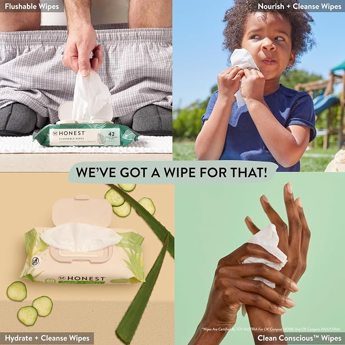 The Honest Company Clean Conscious Unscented Wipes Over 99% Water Compostable - Image 5