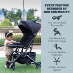Colugo Compact Stroller+ Lightweight Foldable Travel Stroller - Image 2