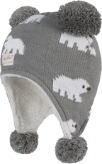 LANGZHEN Toddler Kids Infant Winter Hat, Earflap Knit Warm Cap Fleece Lined - Image 2
