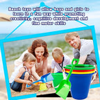 40 Pack Beach Bucket and Shovel Set Mini Plastic Buckets Sand Shovel Sand Pail - Image 4