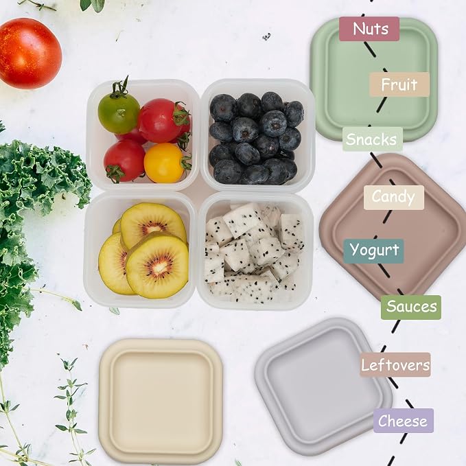 Silicone Food Storage Containers Snack Containers - Image 4