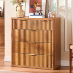 LEYAOYAO Fluted 5 Drawers Dresser by LEYAOYAO-Findtheshiningpointofyourideallife%EF%BC%81