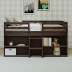 Max & Lily Modern Farmhouse Low Loft Bed, Twin Bed Frame - Image 3
