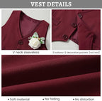 SANMIO Baby Boy Clothes Suits Infant Gentleman Outfit Collared Dress - Image 6