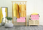 Rectangle Heart Partten Kids Gift Storage Basket Home Shelf Storage Basket - Image 8