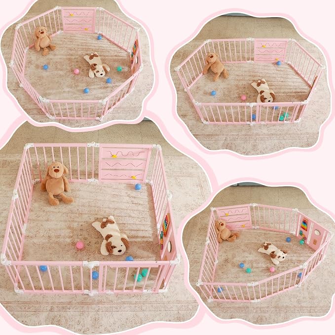 Foldable Wooden Baby Playpen - Image 6