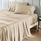 Bedsure Full Size Bed Sheets, Cooling Sheets, Rayon Derived from Bamboo by BEDSURE