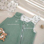 lulumoon Sleep Sack Muslin for Baby: Cotton Wearable Blanket for 3-9 Months - Image 7