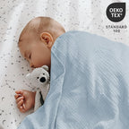 Muslin Swaddle Blankets for Newborn, 3 Pack Breathable Soft Receiving Blanket - Image 3