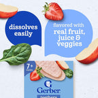 Gerber Teethers, Strawberry Apple Spinach Gentle Teething Wafers, Baby Teething - Image 7