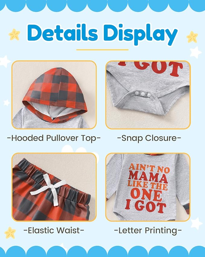 NZRVAWS Newborn Baby Boy Clothes Infant Boy Clothing Hoodie Sweatshirt Long - Image 4
