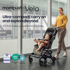Mompush Velo Lightweight Travel Stroller, Compact & Airplane-Friendly - Image 2