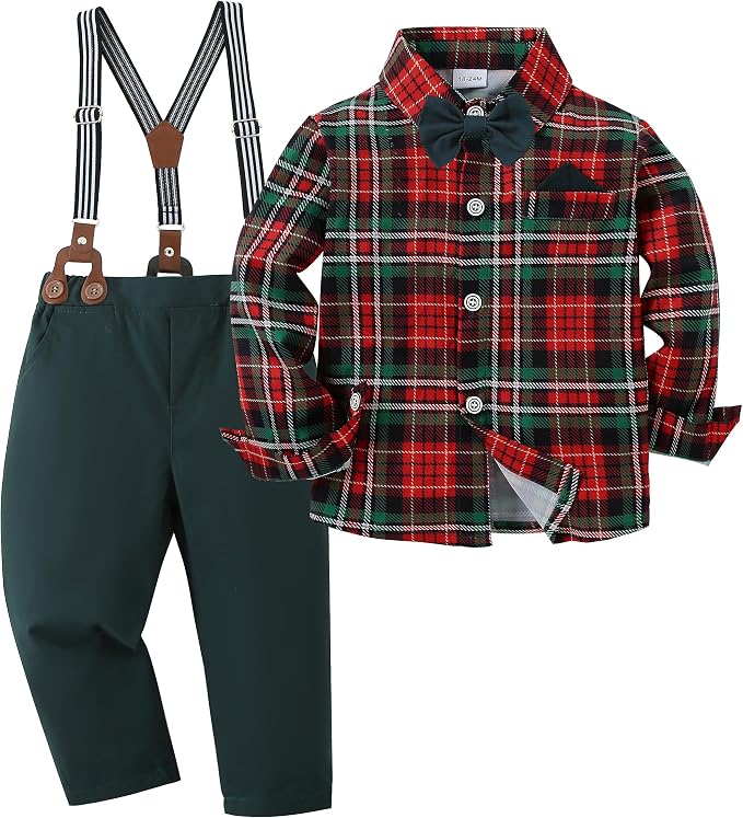 CARETOO Toddler Boy Clothes Suit Gentleman Wedding Outfits Kids Formal Dress by CARETOO