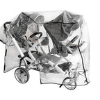 Double Stroller Rain Cover, Rain Cover - Image 2