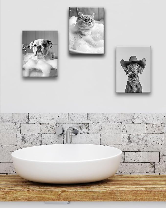 KensTro Funny Bathroom Wall Art Decor, Wall Decor - Image 5