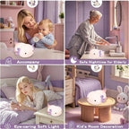 Axolotl Night Light for Kids, Cute Purple Axolotl Lamp, LED Squishy Nursery - Image 6
