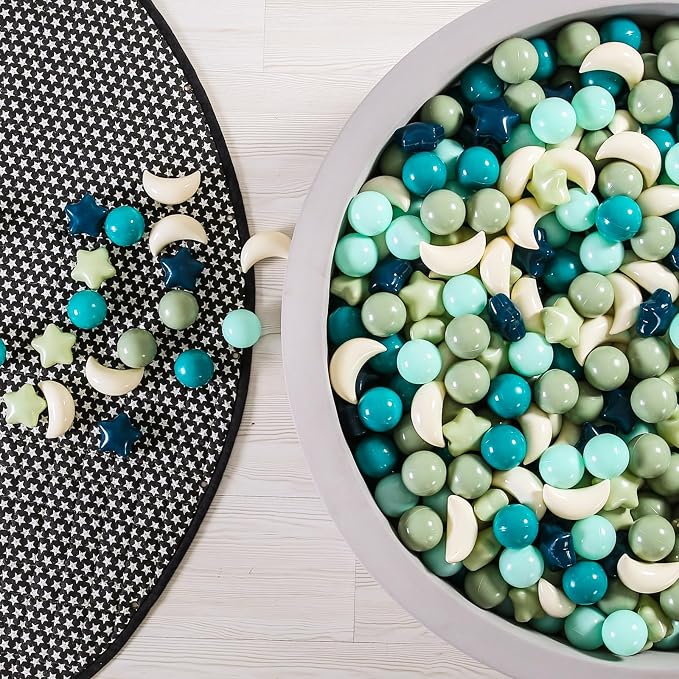 GOGOSO Ball Pit Balls Stars Moon Shapes Plastic Pitballs - Image 6