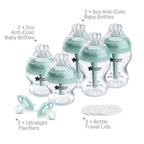 Tommee Tippee Advanced Anti-Colic 10 Piece Bottle and Pacifier Set, 5 and 9 oz - Image 2