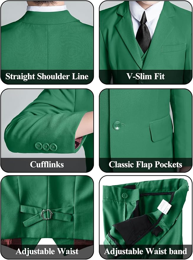 Boys' 5 Piece Formal Suit Set - Image 5