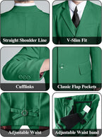 Boys' 5 Piece Formal Suit Set - Image 5