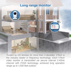 VTech Video Baby Monitor with 1000ft Long Range, Auto Night Vision, 2.8” Screen - Image 3