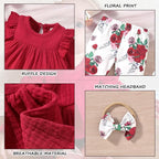 HINTINA Infant Baby Girl Long Sleeve Fall Winter Outfits - Image 4