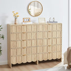 5 Drawer Dresser for Bedroom Set of 2, Modern Closet Chest of Drawers by ORRD
