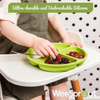 WeeSprout Silicone Divided Plates, 100% Food Grade Silicone Divided Plates - Image 7