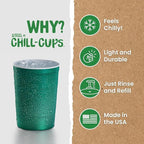 16 oz. Party Cups, Sturdy & Durable, Disposable and 100% Recyclable, Made in USA - Image 2