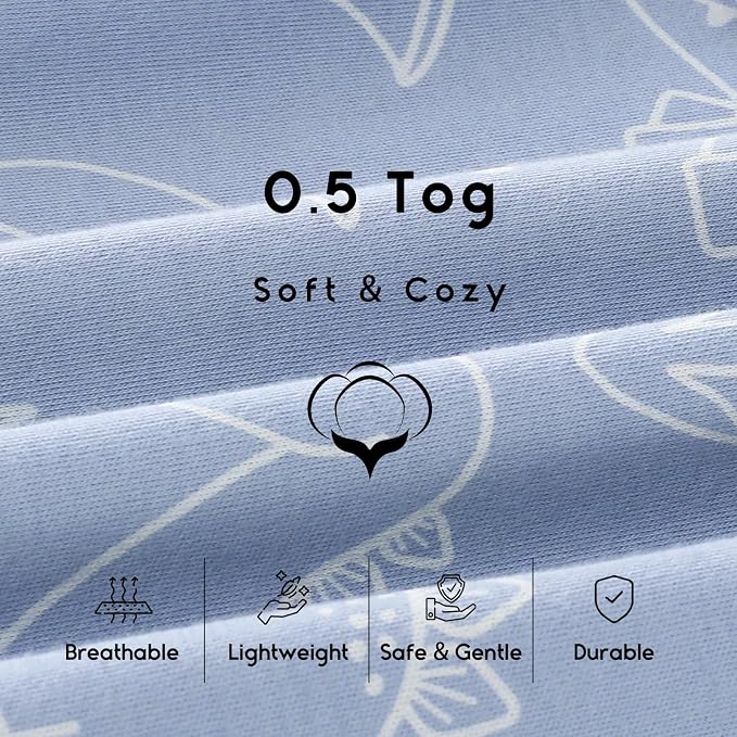 Yoofoss Baby Sleep Sack 18-24 Months 0.5 Tog Wearable Blanket - Image 5